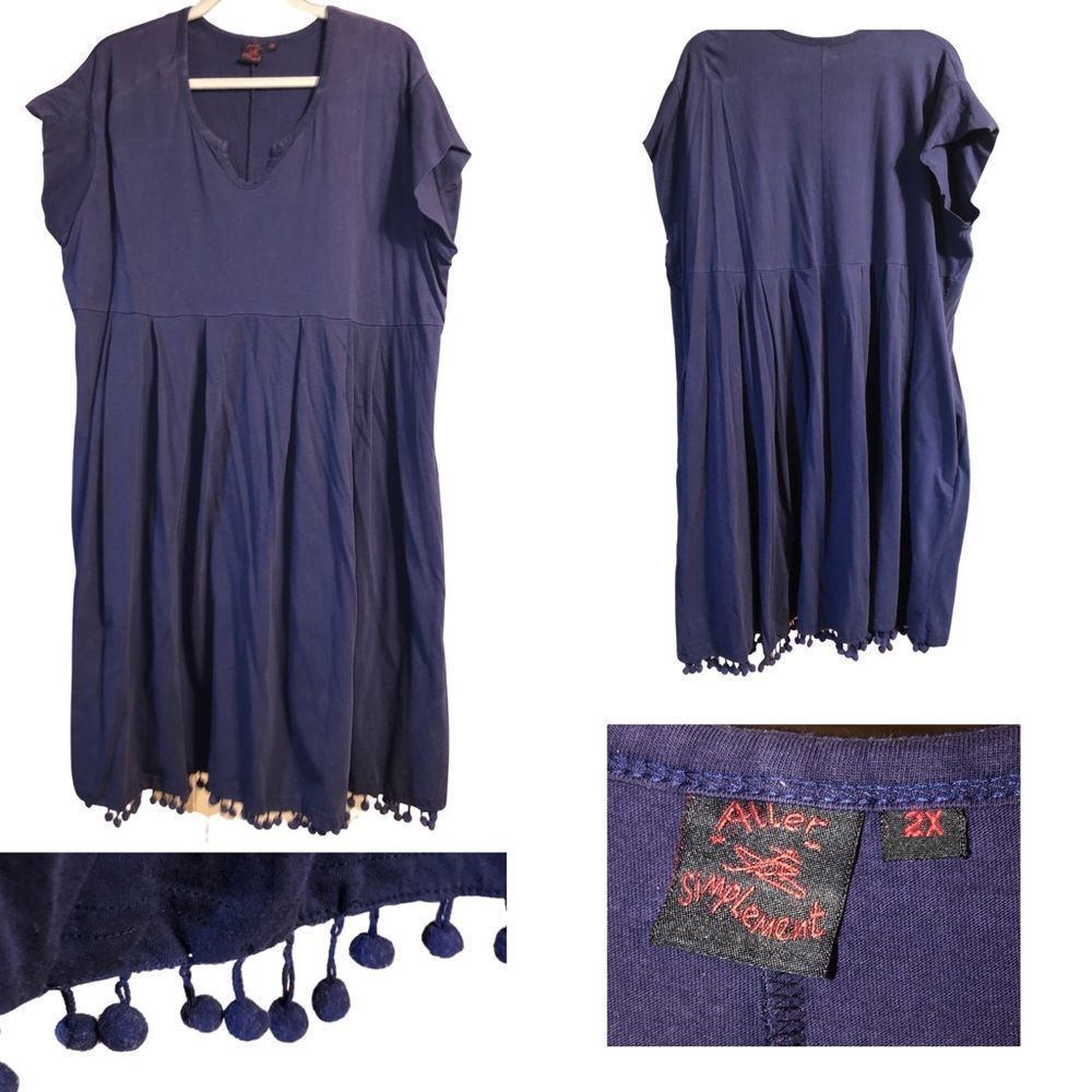 Aller Simplement Navy Dress Size 2X